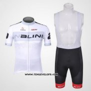 2012 Maillot Ciclismo Nalini Blanc Manches Courtes et Cuissard
