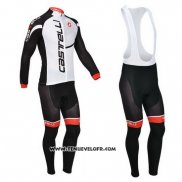 2013 Maillot Ciclismo Castelli Noir et Blanc Manches Longues et Cuissard