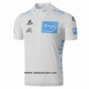 2016 Maillot Ciclismo Tour DE France Blanc Manches Courtes et Cuissard