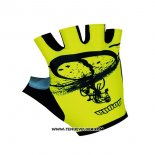 2017 Aogda Gants Ete Ciclismo Jaune et Noir