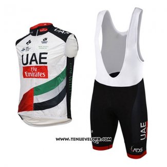 2017 Gilet Coupe-vent UAE Blanc