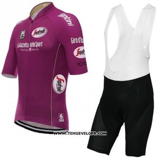 2017 Maillot Ciclismo Giro D'italie Fuchsia Manches Courtes et Cuissard