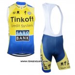 2019 Gilet Coupe-vent Tinkoff Saxo Bank Jaune Bleu