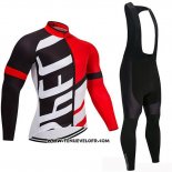 2019 Maillot Ciclismo Specialized Noir Rouge Manches Longues et Cuissard