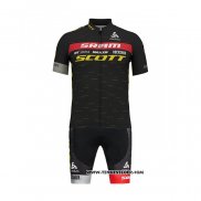 2020 Maillot Ciclismo Scott Sram Noir Manches Courtes et Cuissard