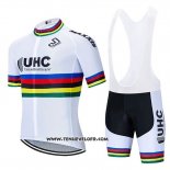 2020 Maillot Ciclismo UHC UCI Mondo Champion Manches Courtes et Cuissard