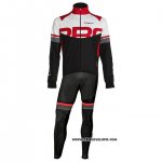 2020 Maillot Cyclisme Nalini Noir Blanc Rouge Manches Longues et Cuissard(2)
