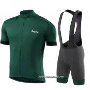 2021 Maillot Cyclisme Ralph Profond Vert Manches Courtes et Cuissard