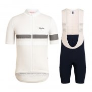 2021 Maillot Cyclisme Rapha Blanc Manches Courtes et Cuissard