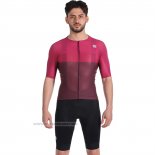 2023 Maillot Cyclisme Sportful Lumiere Violet Manches Courtes et Cuissard