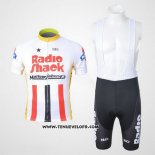2011 Maillot Ciclismo Johnnys Blanc et Rouge Manches Courtes et Cuissard