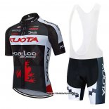 2011 Maillot Ciclismo Kuota Noir et Blanc Manches Courtes et Cuissard