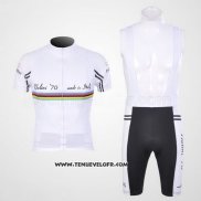 2011 Maillot Ciclismo Nalini Blanc Manches Courtes et Cuissard