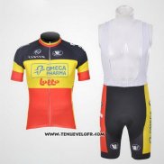2011 Maillot Ciclismo Omega Pharma Lotto Champion Belga Manches Courtes et Cuissard
