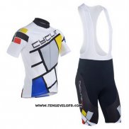 2014 Maillot Ciclismo Fox Cyclingbox Blanc Manches Courtes et Cuissard