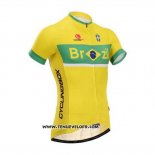 2014 Maillot Ciclismo Fox Cyclingbox Jaune Manches Courtes et Cuissard