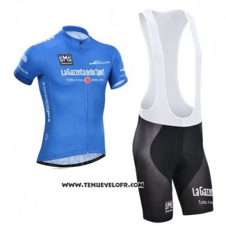 2014 Maillot Ciclismo Giro D'italie Bleu Manches Courtes et Cuissard