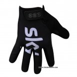 2014 Sky Gants Doigts Longs Ciclismo Noir