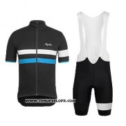 2015 Maillot Ciclismo Rapha Noir et Bleu Manches Courtes et Cuissard