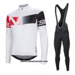 2016 Maillot Ciclismo Nalini Rouge et Blanc Manches Longues et Cuissard