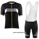 2017 Maillot Ciclismo Craft Noir Manches Courtes et Cuissard