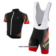 2017 Maillot Ciclismo Pearl Izumi Noir et Rouge Manches Courtes et Cuissard