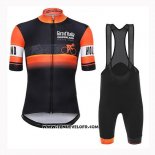 2019 Maillot Ciclismo Giro D'italie Orange Manches Courtes et Cuissard