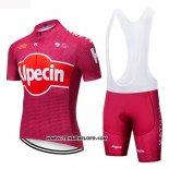 2019 Maillot Ciclismo Katusha Alpecin Rouge Manches Courtes et Cuissard