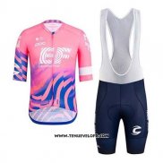 2020 Maillot Ciclismo Ef Education First Rose Manches Courtes et Cuissard
