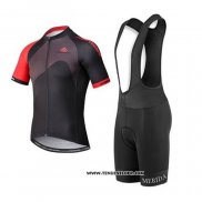 2020 Maillot Ciclismo Merida Rouge Noir Manches Courtes et Cuissard1