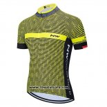 2020 Maillot Ciclismo Northwave Jaune Noir Blanc Manches Courtes et Cuissard