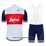 2020 Maillot Ciclismo Segafredo Zanetti Blanc Rouge Manches Courtes et Cuissard