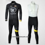 2010 Maillot Ciclismo Radioshackp Noir Manches Longues et Cuissard
