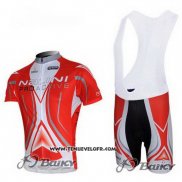 2012 Maillot Ciclismo Nalini Rouge et Blanc Manches Courtes et Cuissard