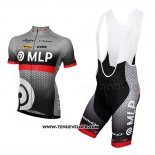 2013 Maillot Ciclismo Mlp Team Bergstrasse Gris Manches Courtes et Cuissard