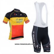 2013 Maillot Ciclismo Omega Pharma Quick Step Champion Belgique Manches Courtes et Cuissard