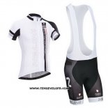 2014 Maillot Ciclismo Nalini Blanc Manches Courtes et Cuissard