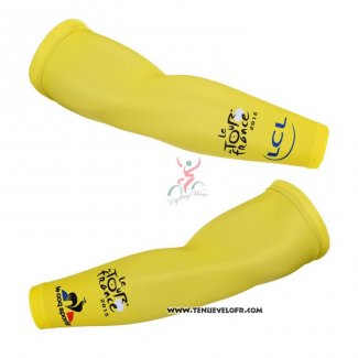 2015 Tour DE France Manchettes Ciclismo Blanc Jaune