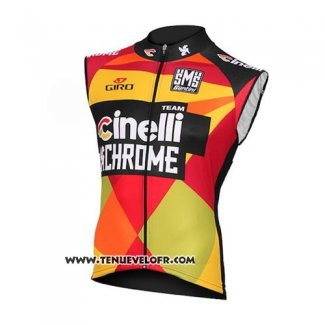 2016 Gilet Coupe-vent Cinelli Jaune