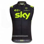 2016 Gilet Coupe-vent Sky Noir et Vert