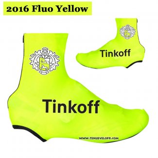 2016 Saxo Bank Tinkoff Couver Chaussure Ciclismo Jaune