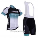 2017 Maillot Ciclismo Bora Profond Blanc Manches Courtes et Cuissard