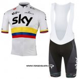 2017 Maillot Ciclismo Sky UCI Mondo Champion Manches Courtes et Cuissard