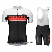 2018 Maillot Ciclismo Scott RC Orange Manches Courtes et Cuissard