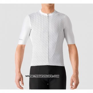 2019 Maillot Ciclismo La Passione Blanc Manches Courtes et Cuissard