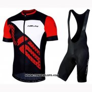 2019 Maillot Ciclismo Nalini Volata 2.0 Noir Rouge Manches Courtes et Cuissard