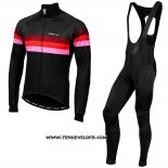 2019 Maillot Ciclismo Nalini Warm 2.0 Noir Rouge Manches Longues et Cuissard