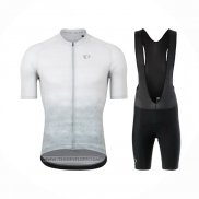 2021 Maillot Cyclisme Pearl Izumi Blanc Gris Manches Courtes et Cuissard