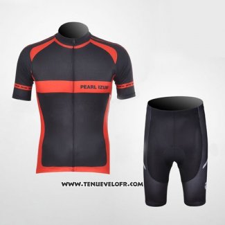 2011 Maillot Ciclismo Pearl Izumi Noir et Rouge Manches Courtes et Cuissard