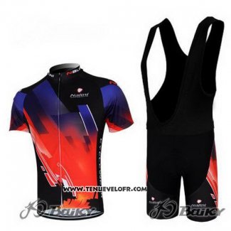 2012 Maillot Ciclismo Nalini Rouge et Noir Manches Courtes et Cuissard